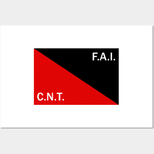 CNT-FAI Flag Posters and Art